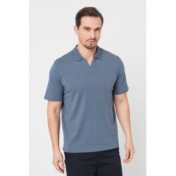 Tricou polo din amestec de in