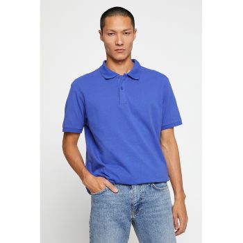 Tricou polo slim fit de bumbac