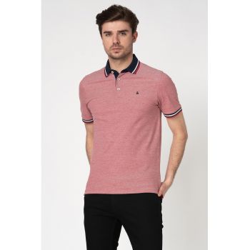 Tricou polo slim fit de bumbac organic Paulos