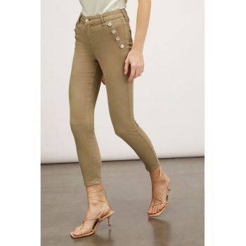 Blugi skinny capri