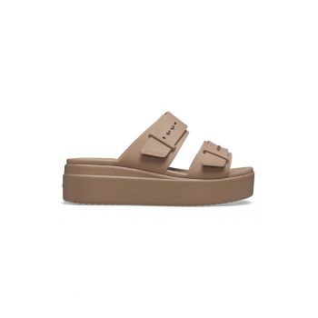 Papuci wedge de cauciuc Brooklyn