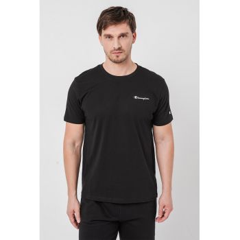 Tricou din bumbac cu detalii logo Basic