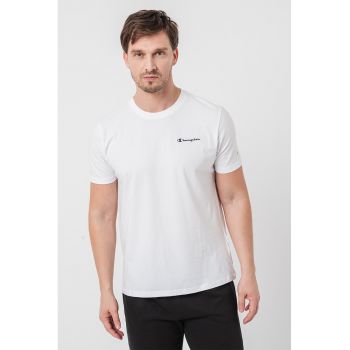 Tricou din bumbac cu detalii logo Basic