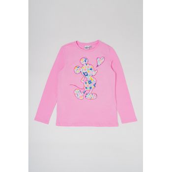 Bluza cu imprimeu Minnie Mouse