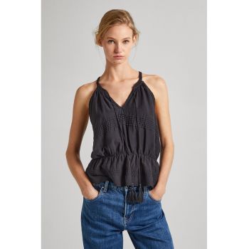 Top cu insertie elastica