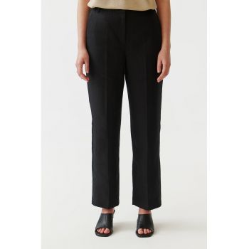 Pantaloni eleganti cu talie inalta