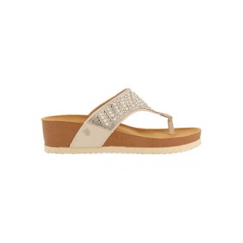 Papuci flip-flop wedge Bidmin