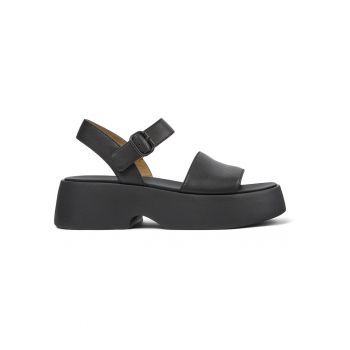 Sandale demi-wedge de piele 27221 Tasha