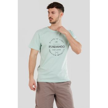 Tricou de bumbac organic cu imprimeu logo