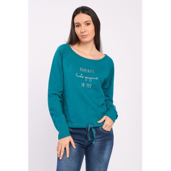 Bluza de trening cu maneci raglan