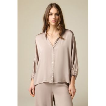 Bluza lejera de satin