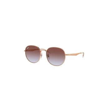 Ochelari de soare unisex rotunzi cu rama metalica