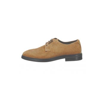 Pantofi derby de piele intoarsa