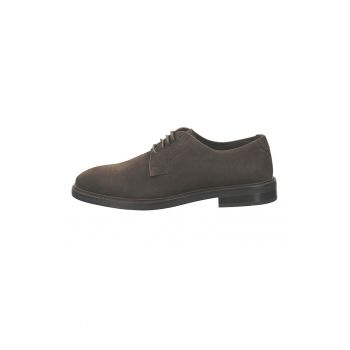 Pantofi derby de piele intoarsa