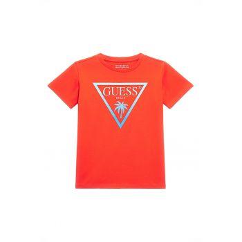 GUESS - Tricou cu imprimeu logo