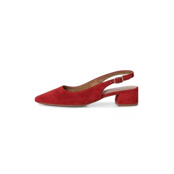 Pantofi slingback cu varf ascutit