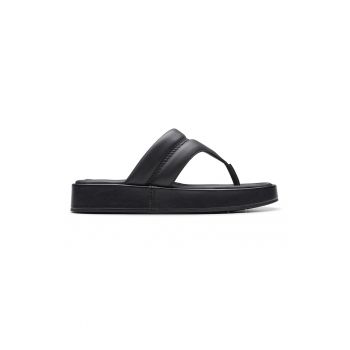 Papuci flip-flop de piele