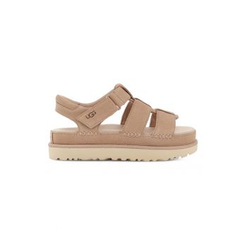 Sandale wedge cu bareta Goldenstar