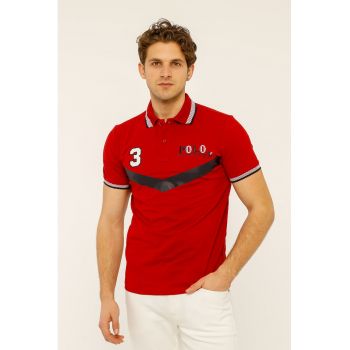 Tricou polo de bumbac Longer