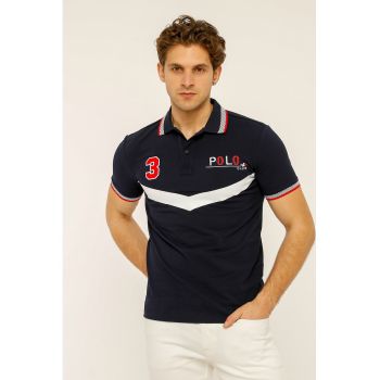 Tricou polo de bumbac Longer