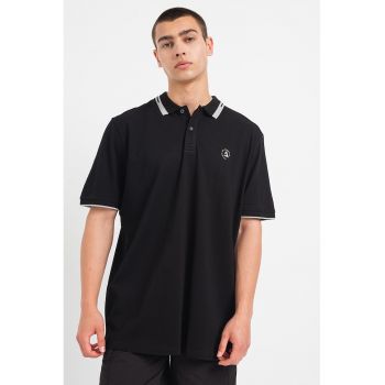 Tricou polo cu garnituri contrastante