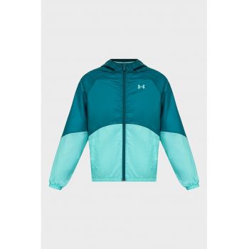 Jacheta cu gluga si fermoar pentru antrenament Windbreaker