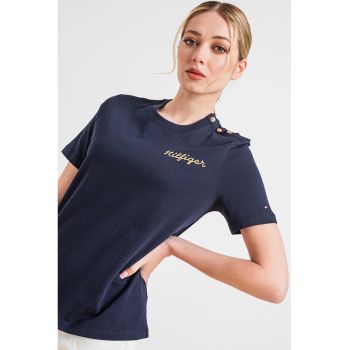 Tricou de bumbac organic cu logo