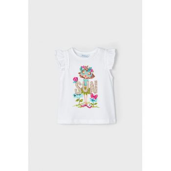 Tricou de bumbac cu imprimeu grafic