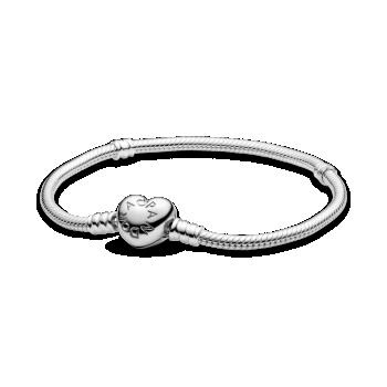 Brăţară din argint 925 cu închizătoare în formă de inimă, Pandora ieftina