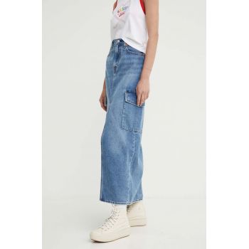 Levi's fustă din denim maxi, dreaptă, 0005S