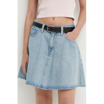 Levi's fusta jeans mini, evazati, A8725