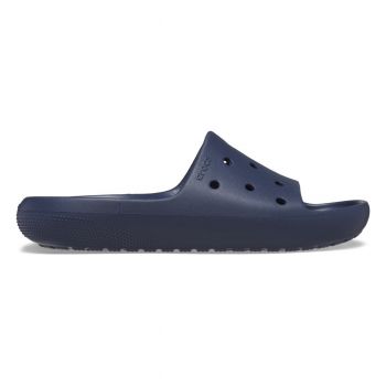 Papuci Crocs Classic Slide V2 Albastru - Navy