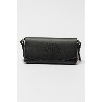 Portofel crossbody de piele Circle