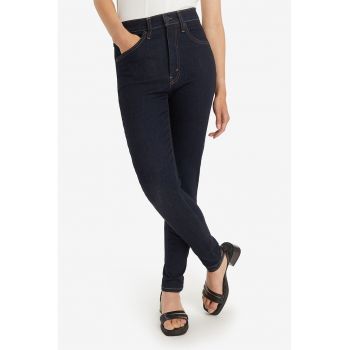 Blugi skinny cu talie inalta Retro