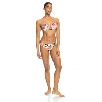 Costum de baie cu doua piese si imprimeu tropical