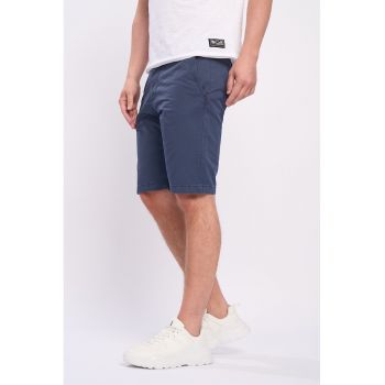 Pantaloni scurti de bumbac cu buzunare oblice