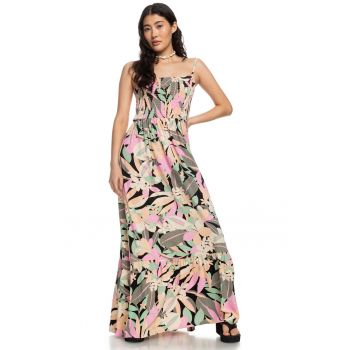 Rochie maxi cu imprimeu tropical