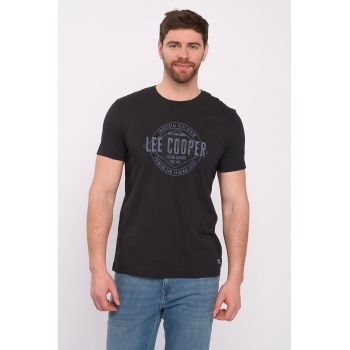 Tricou de bumbac cu imprimeu logo