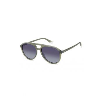 Ochelari de soare aviator unisex cu lentile uni