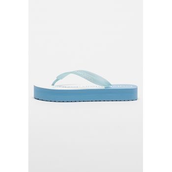 Papuci flatform flip-flop