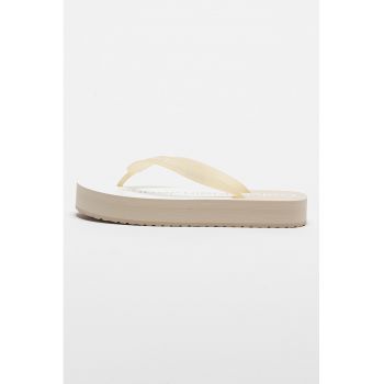 Papuci flatform flip-flop