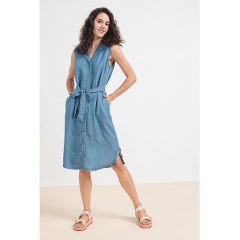 Rochie midi din denim Bree