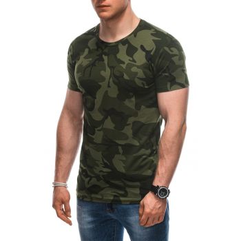 Tricou cu imprimeu camuflaj