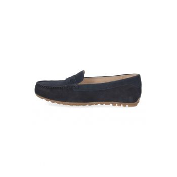 Pantofi loafer din piele cu model uni