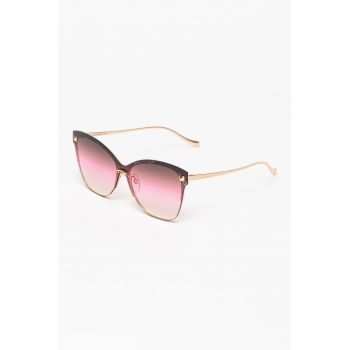 Ochelari de soare cat-eye cu lentile in degrade