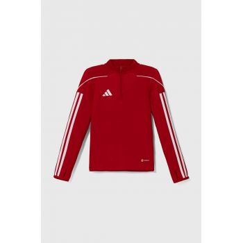 adidas Performance bluza copii TIRO23L TR TOPY culoarea rosu, cu imprimeu, HS3489 de firma originala