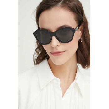 Emporio Armani ochelari de soare femei, culoarea negru