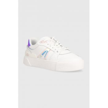 Lacoste sneakers din piele L002 Evo Leather culoarea alb, 47SFA0054