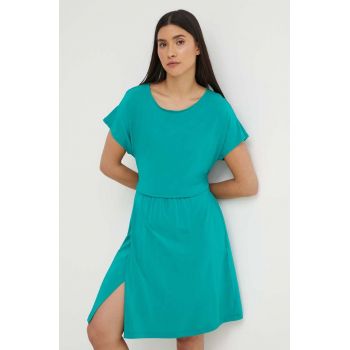 Max Mara Beachwear rochie de plaja culoarea verde, 2416621019600