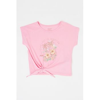 Tricou de bumbac organic cu prindere la terminatie